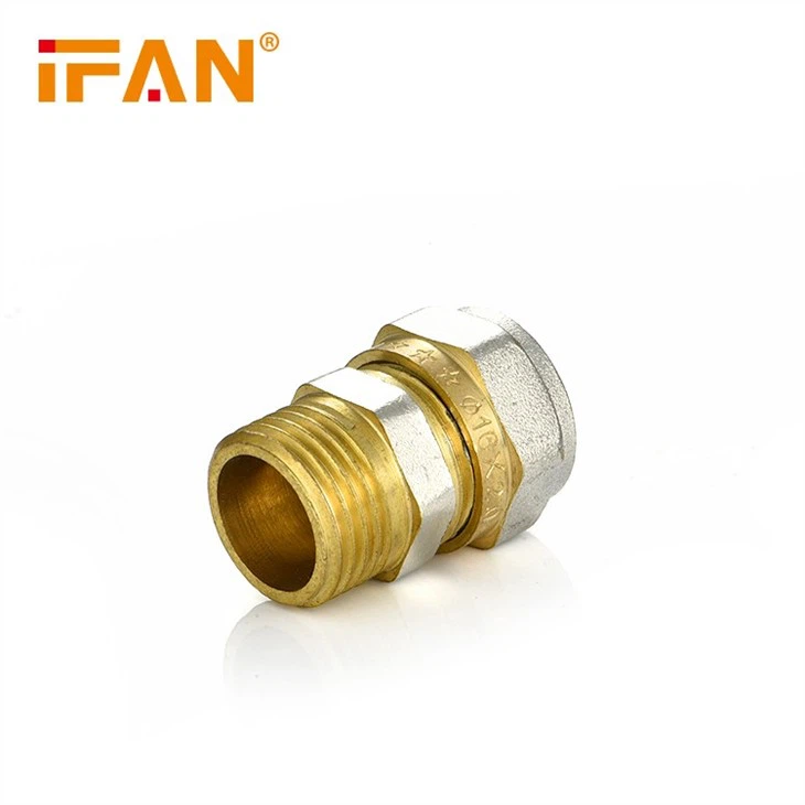 Brass Compression Fitting Male Socket