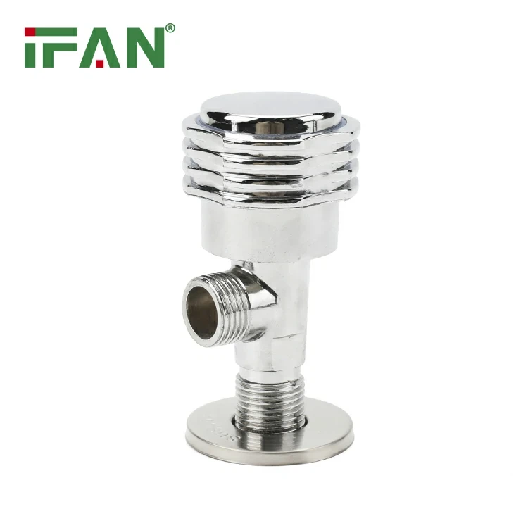 Brass Angle Valve Allows Easy Water Shutoff